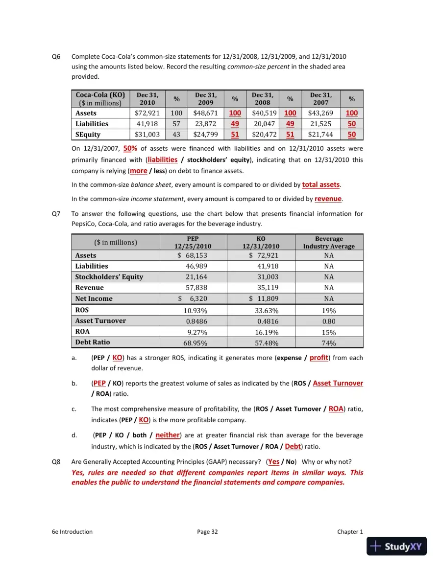 Solution Manual for Interpreting and Analyzing Financial Statements, 6th Edition, page 19