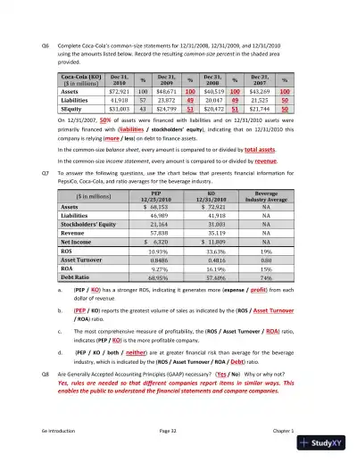 Solution Manual for Interpreting and Analyzing Financial Statements, 6th Edition - Page 19 preview image