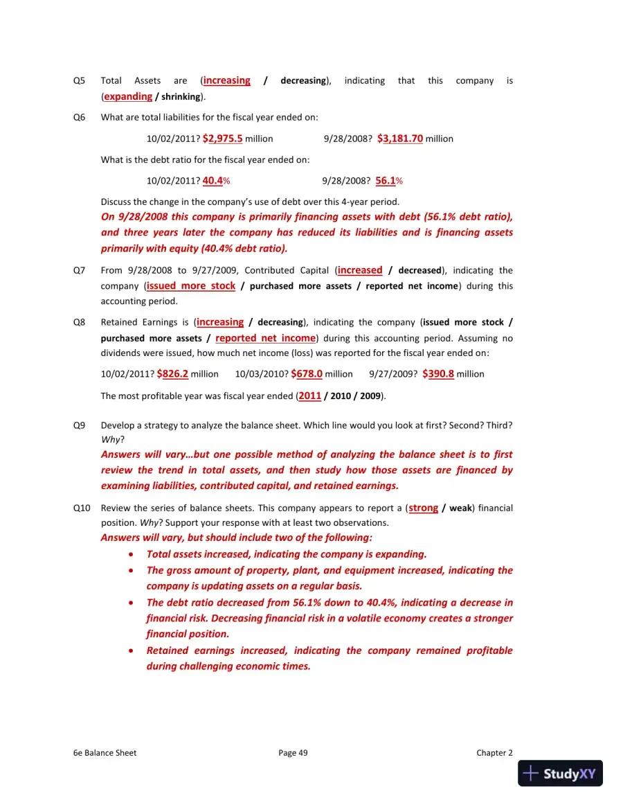 Solution Manual for Interpreting and Analyzing Financial Statements, 6th Edition, page 24