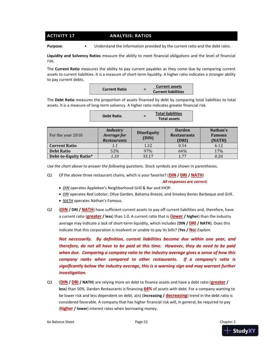 Solution Manual for Interpreting and Analyzing Financial Statements, 6th Edition, page 27