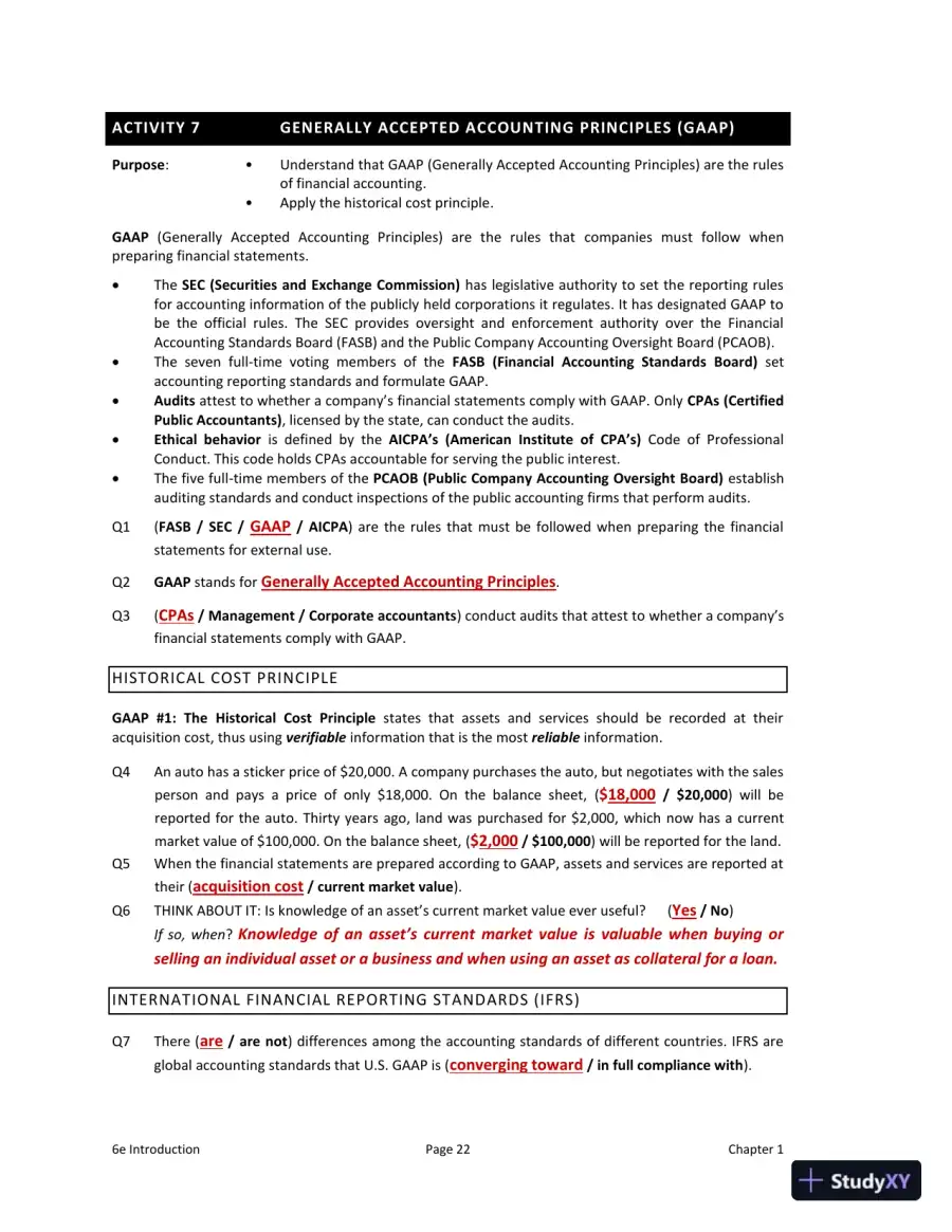 Solution Manual for Interpreting and Analyzing Financial Statements, 6th Edition, page 9