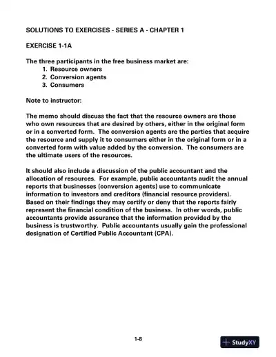 Solution Manual For Survey of Accounting, 6th Edition - Page 13 preview image