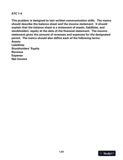 Solution Manual For Survey of Accounting, 6th Edition - Page 5 preview image