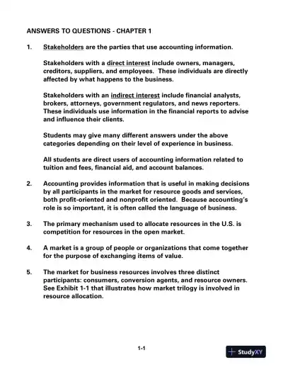 Solution Manual For Survey of Accounting, 6th Edition - Page 6 preview image