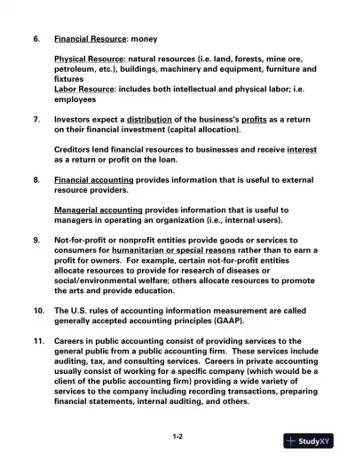 Solution Manual For Survey of Accounting, 6th Edition - Page 7 preview image