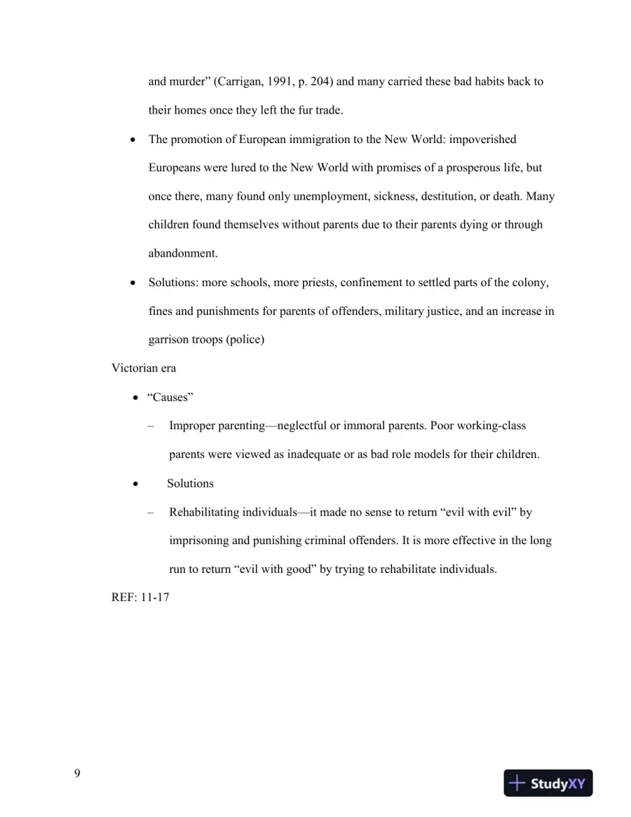 Test Bank for Young Offenders and Youth Justice: A Century After the Fact, 5th Edition, page 10