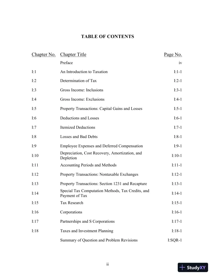 Solution Manual for Pearsons Federal Taxation 2017 Individuals, 30th Edition, page 3
