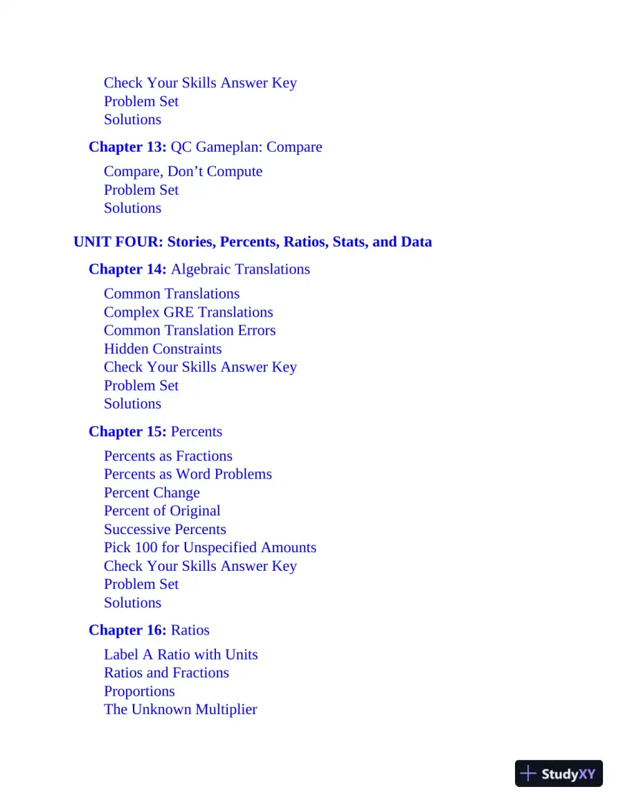 GRE All the Quant: Effective Strategies and Practice from 99th Percentile Instructors, 6th Edition (2023), page 12
