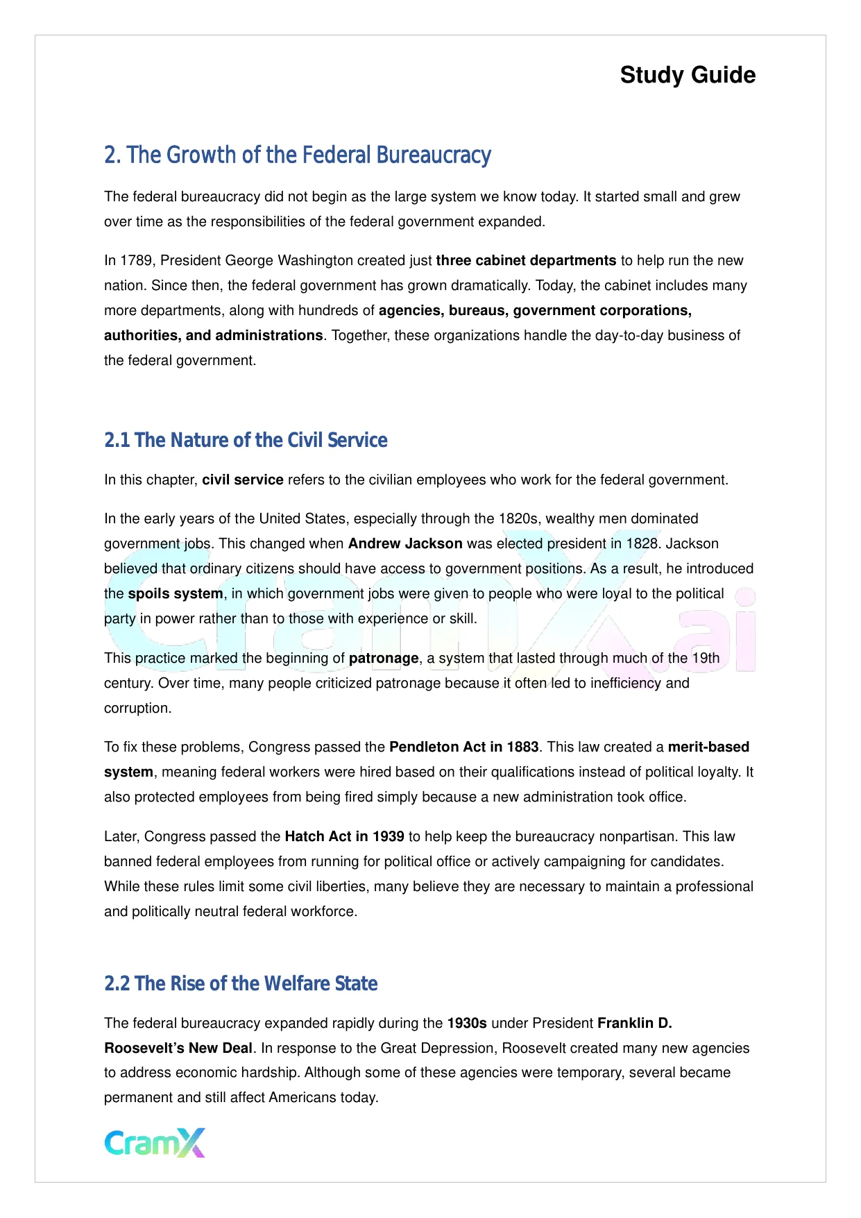 American Government - The Bureaucracy - Page 3 preview image