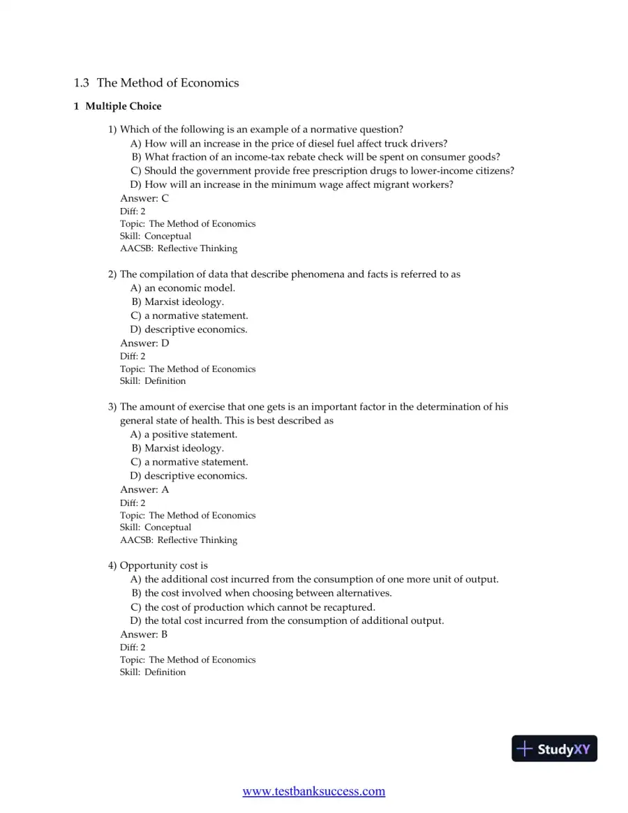 Principles of Economics, 9th Edition Test Bank, page 11
