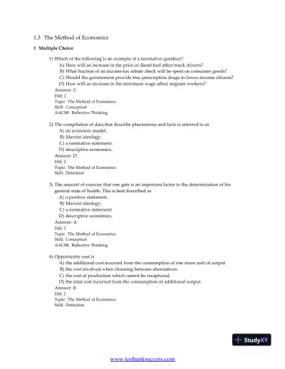 Principles of Economics, 9th Edition Test Bank - Page 11 preview image