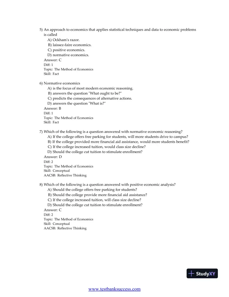 Principles of Economics, 9th Edition Test Bank, page 12