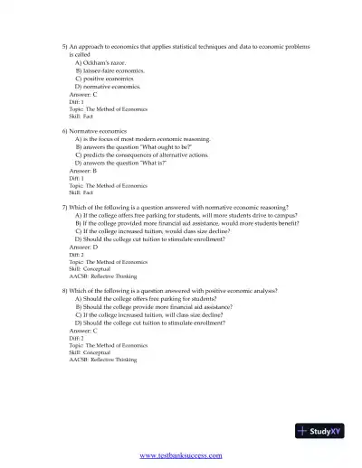 Principles of Economics, 9th Edition Test Bank - Page 12 preview image