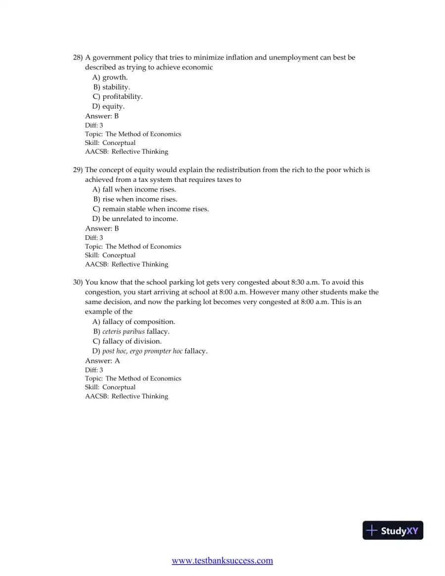 Principles of Economics, 9th Edition Test Bank, page 18