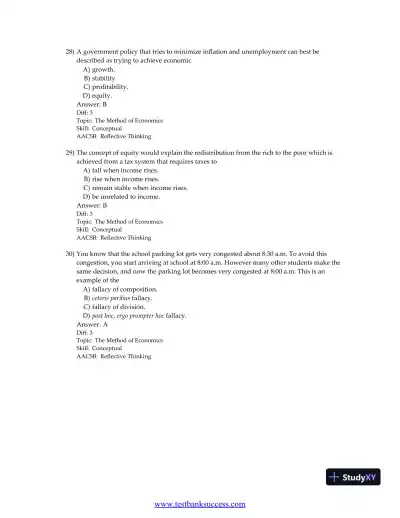 Principles of Economics, 9th Edition Test Bank - Page 18 preview image