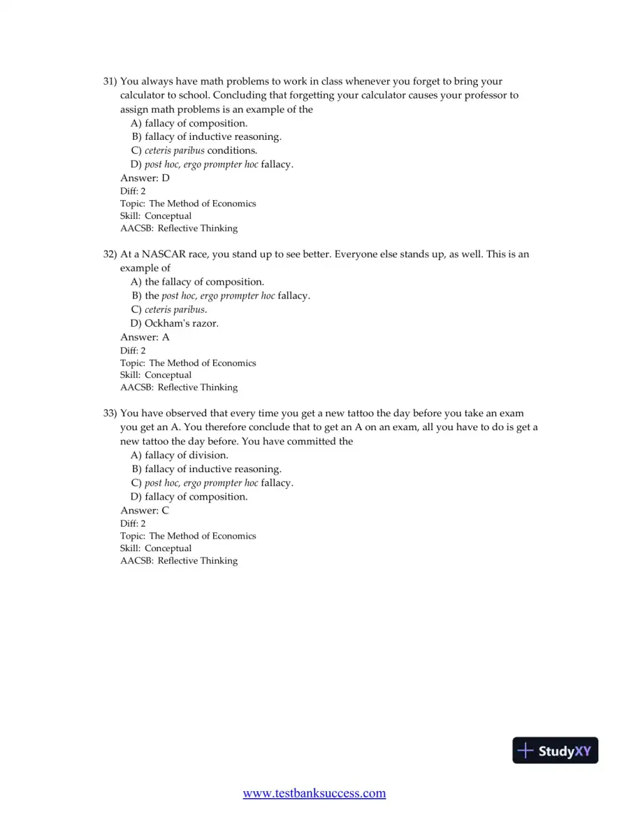 Principles of Economics, 9th Edition Test Bank, page 19