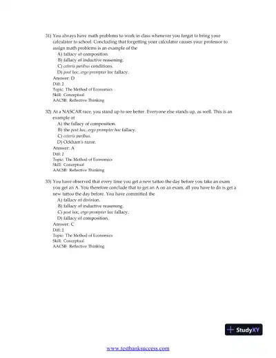 Principles of Economics, 9th Edition Test Bank - Page 19 preview image