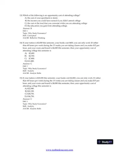 Principles of Economics, 9th Edition Test Bank - Page 5 preview image