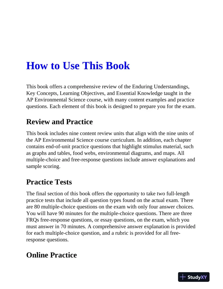 AP Environmental Science Premium, 2025: Prep Book with 5 Practice Tests + Comprehensive Review (2025), page 14