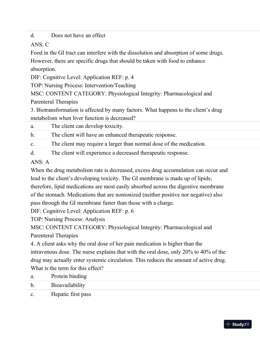 Pharmacology: A Patient-Centered Nursing Process Approach, (Kee, Pharmacology) 8th Edition Test Bank, page 3