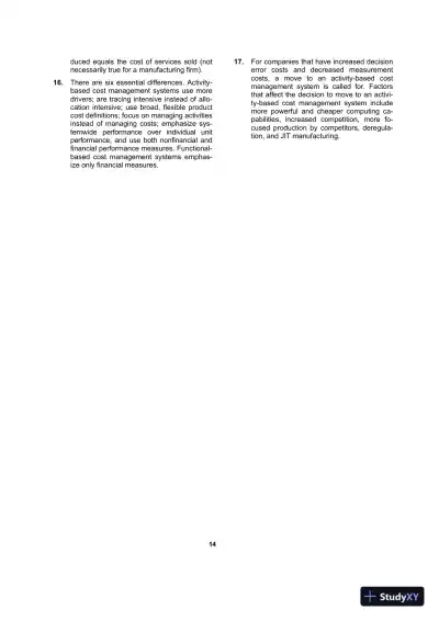 Managerial Accounting , 8th Edition Solution Manual - Page 15 preview image