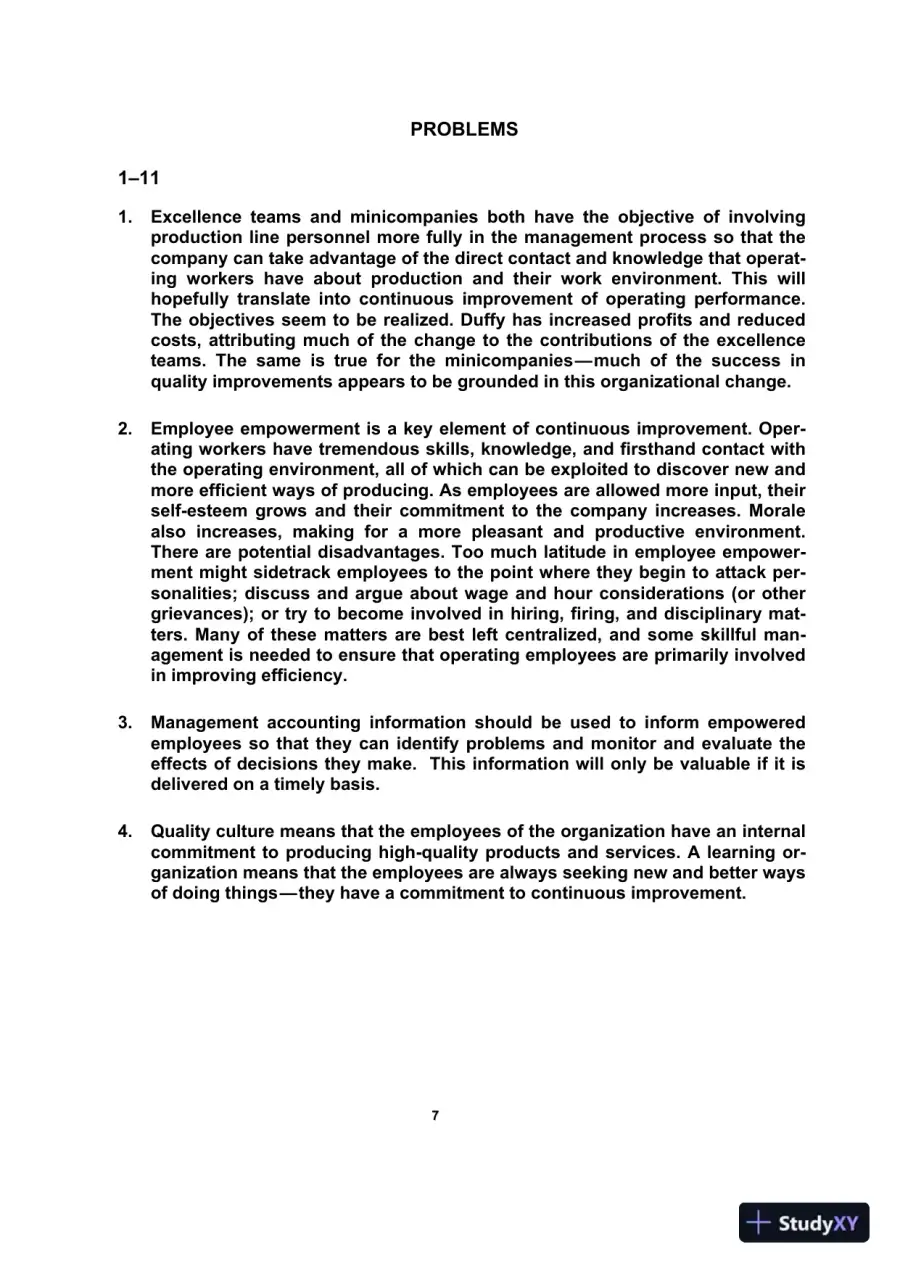 Managerial Accounting  , 8th Edition Solution Manual, page 8