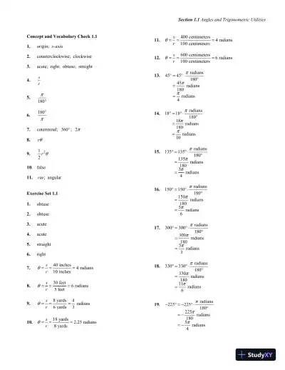Solution Manual for Trigonometry, 2nd Edition - Page 6 preview image