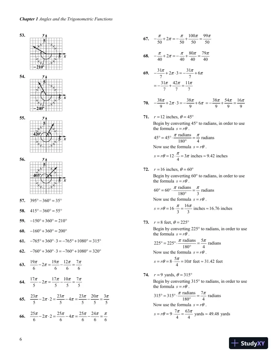 Solution Manual for Trigonometry, 2nd Edition, page 9
