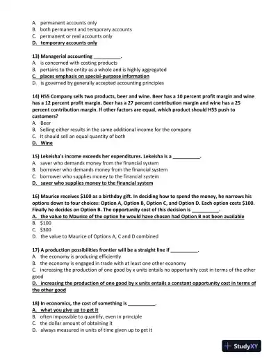 BUS 475 Final Exam Study Guide 2012 � Set 1 - Page 4 preview image