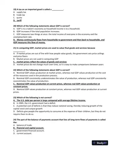 BUS 475 Final Exam Study Guide 2012 � Set 1 - Page 5 preview image
