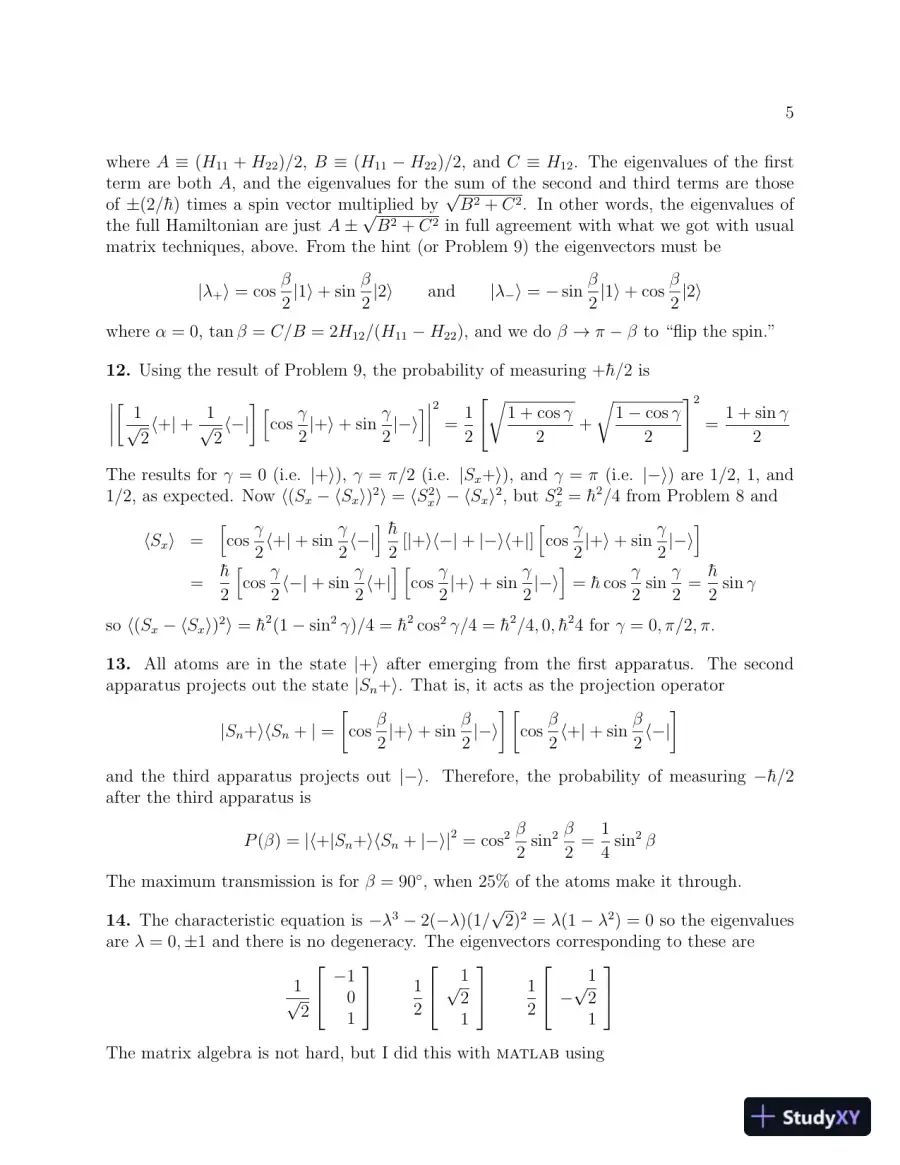 Solution Manual for Modern Quantum Mechanics, 2nd Edition, page 5