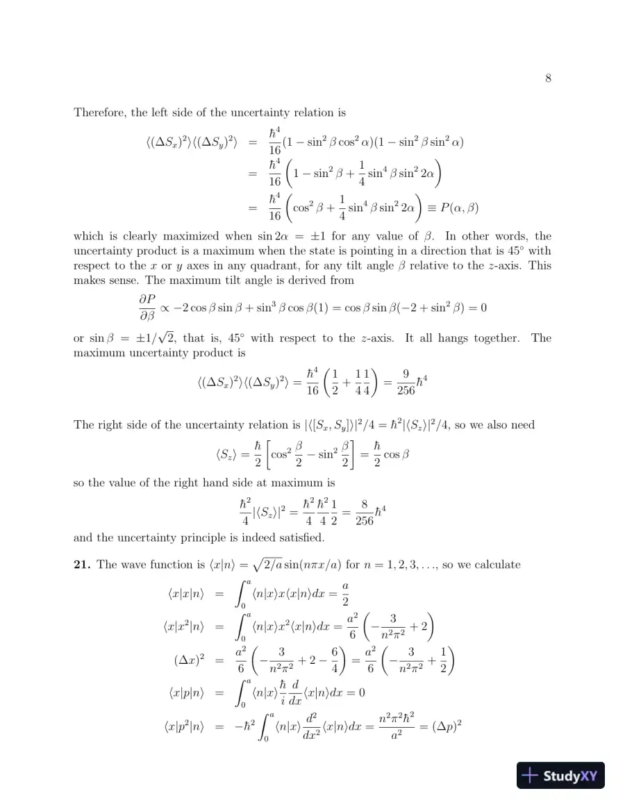 Solution Manual for Modern Quantum Mechanics, 2nd Edition, page 8