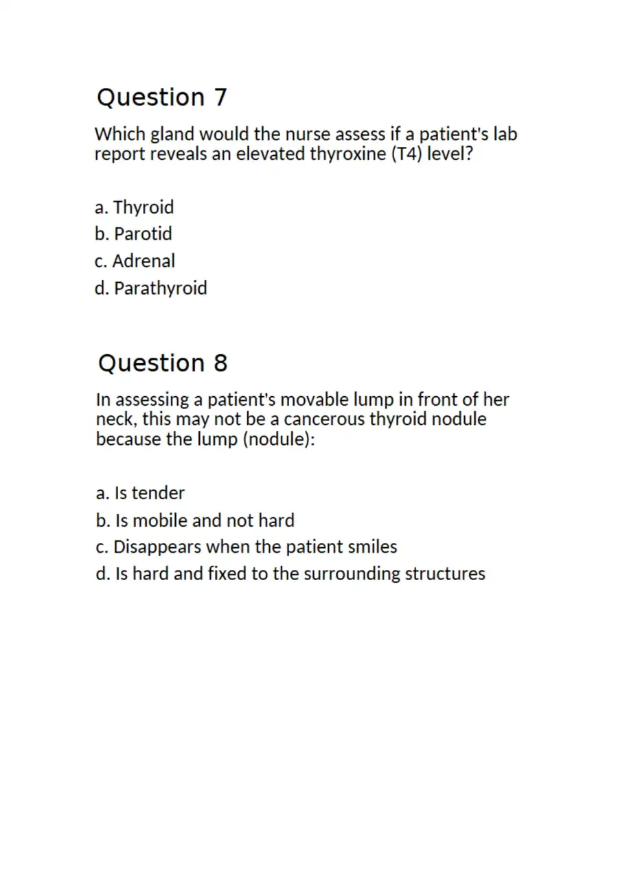NSG 3160 NCLEX Review Chapter 14, page 4