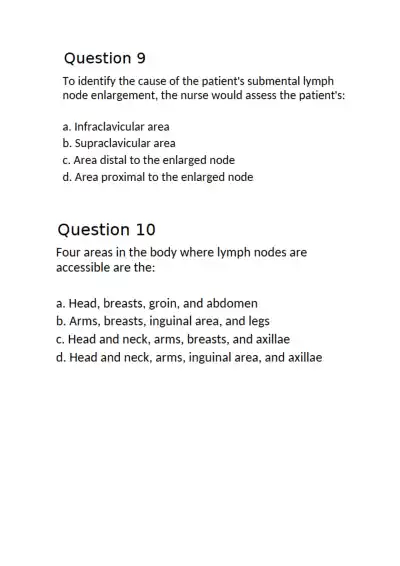 NSG 3160 NCLEX Review Chapter 14 - Page 5 preview image