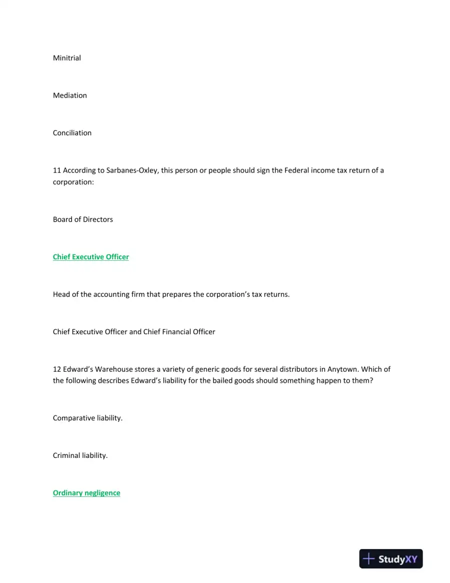 LAW 531 Final Exam 51, page 6