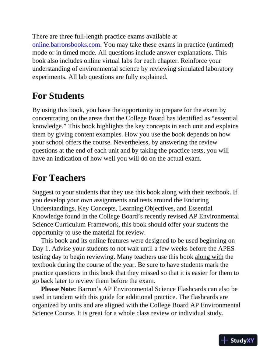 AP Environmental Science Premium, 2025: 5 Practice Tests + Comprehensive Review (2025), page 15