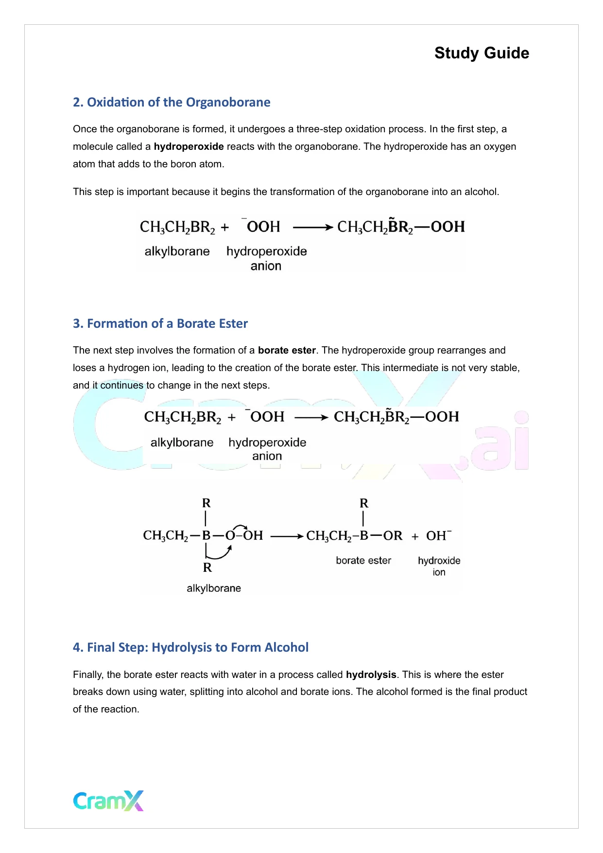 Organic Chemistry I - Reactions of Alkenes - Page 4 preview image