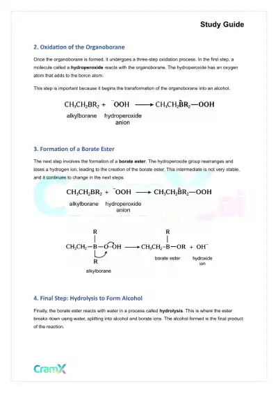 Organic Chemistry I - Reactions of Alkenes - Page 4 preview image