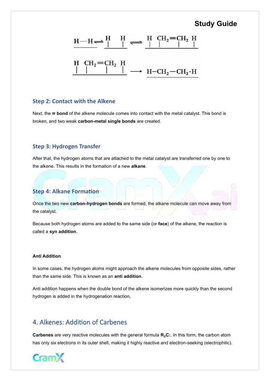 Organic Chemistry I - Reactions of Alkenes, page 6