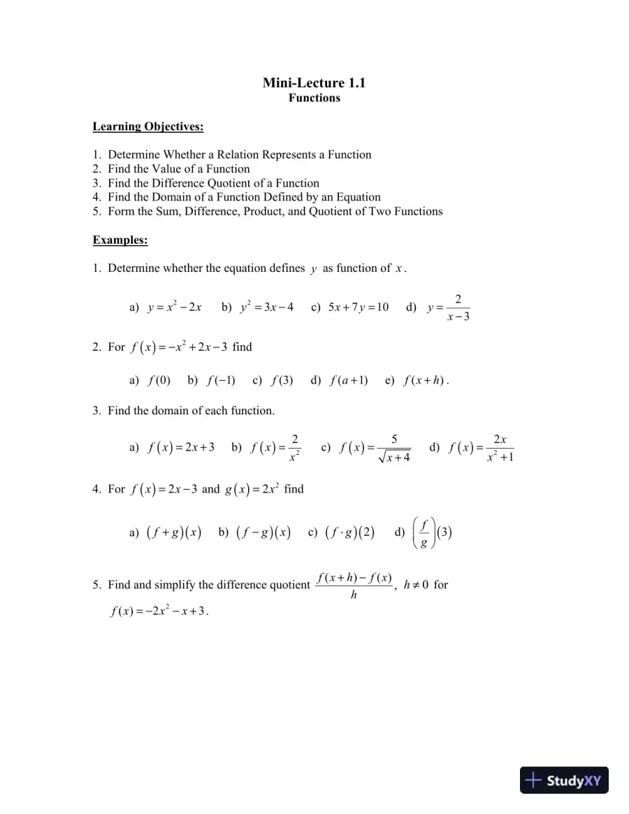 Solution Manual for College Algebra: Concepts Through Functions, 4th Edition, page 12