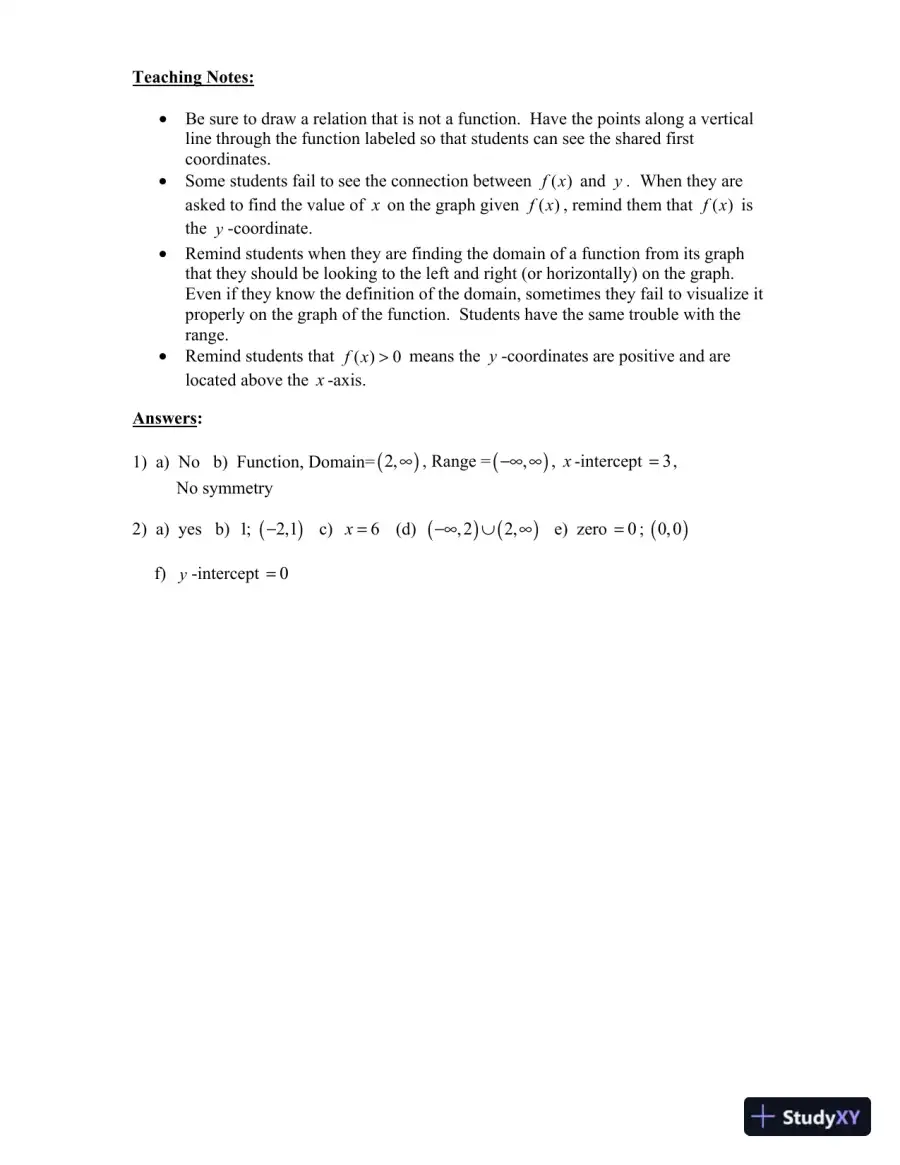Solution Manual for College Algebra: Concepts Through Functions, 4th Edition, page 15