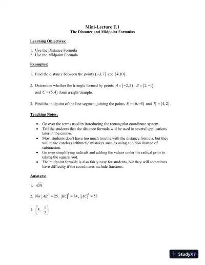 Solution Manual for College Algebra: Concepts Through Functions, 4th Edition - Page 5 preview image
