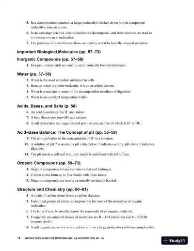 Solution Manual For Microbiology: An Introduction, 13th Edition - Page 15 preview image