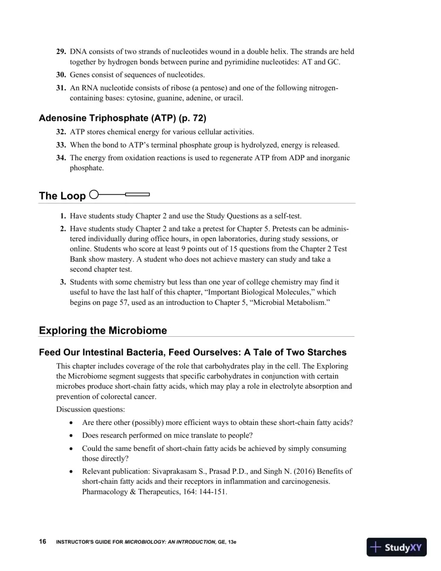 Solution Manual For Microbiology: An Introduction, 13th Edition, page 17