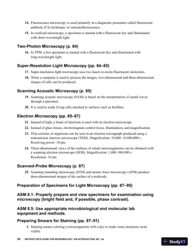 Solution Manual For Microbiology: An Introduction, 13th Edition - Page 25 preview image