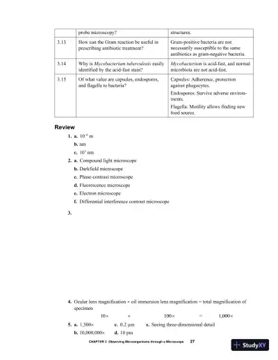 Solution Manual For Microbiology: An Introduction, 13th Edition - Page 28 preview image