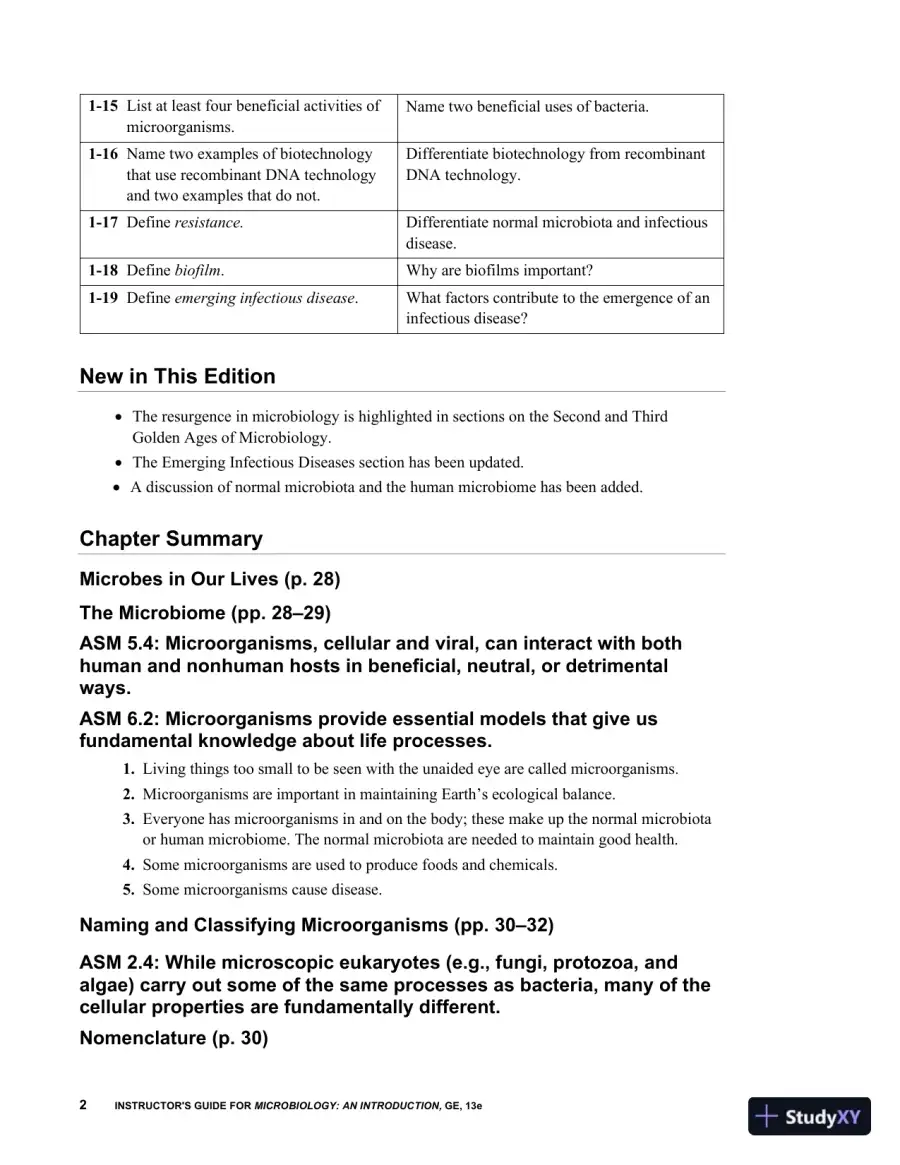 Solution Manual For Microbiology: An Introduction, 13th Edition, page 3