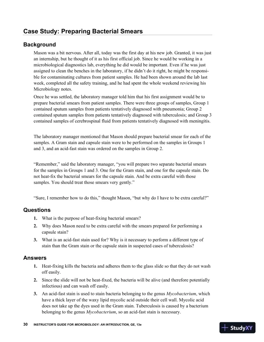 Solution Manual For Microbiology: An Introduction, 13th Edition, page 30