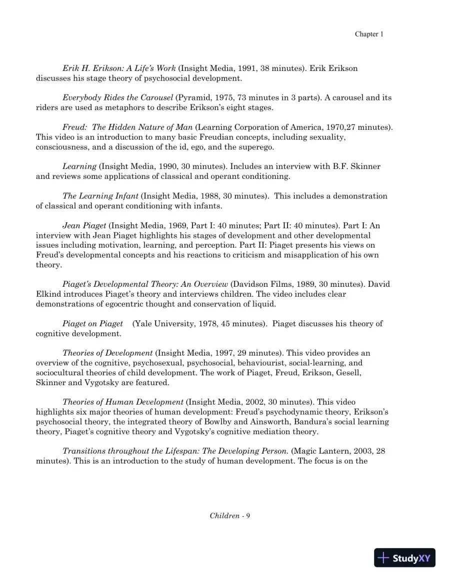 Class Notes for Children: A Chronological Approach, Fifth Canadian Edition, page 11