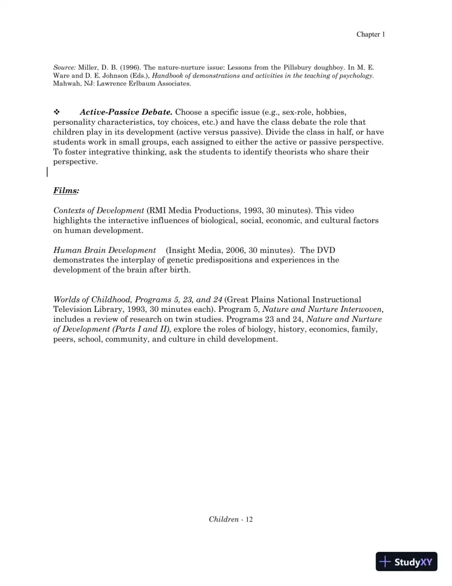 Class Notes for Children: A Chronological Approach, Fifth Canadian Edition, page 14